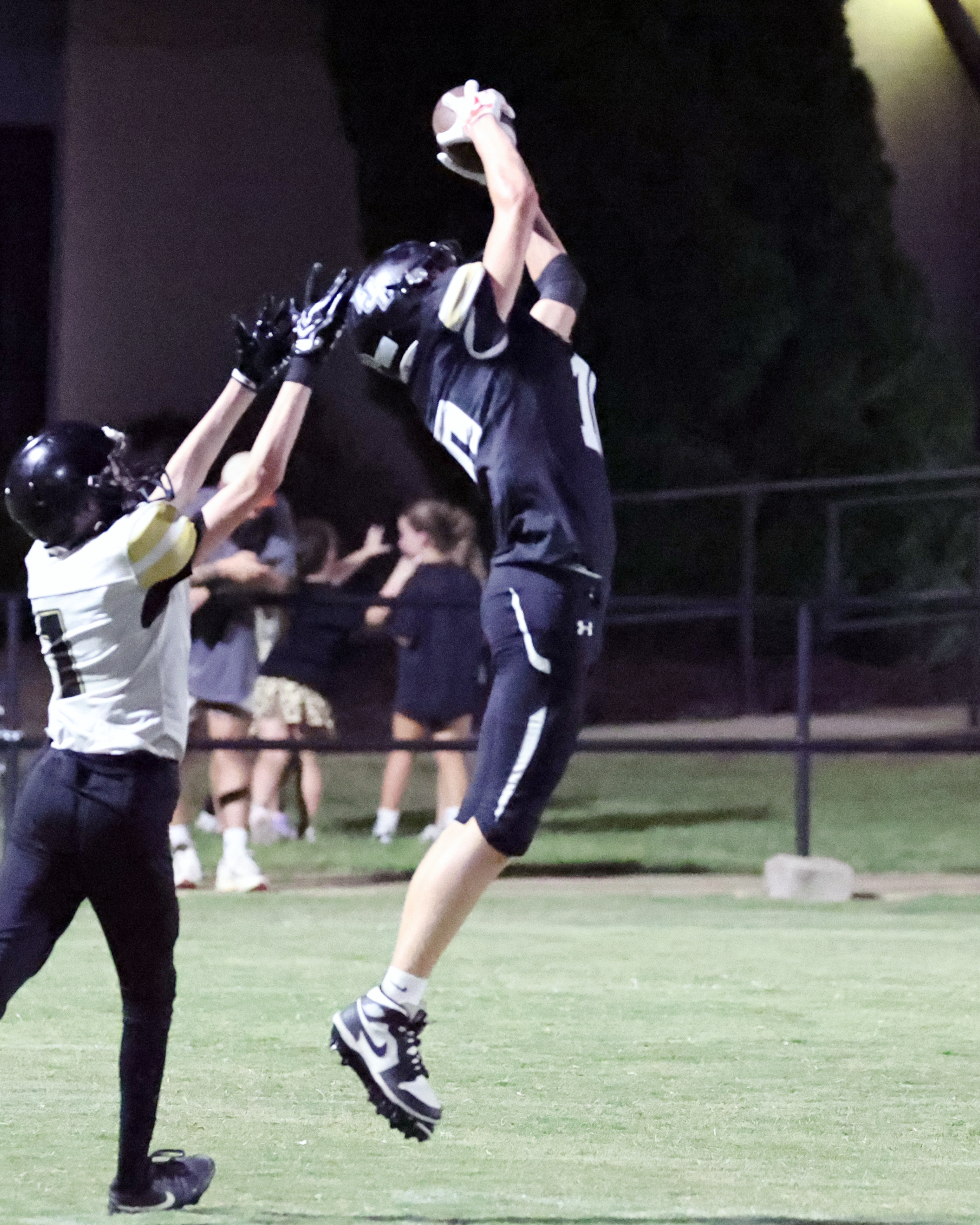 Interception by the Mustangs
